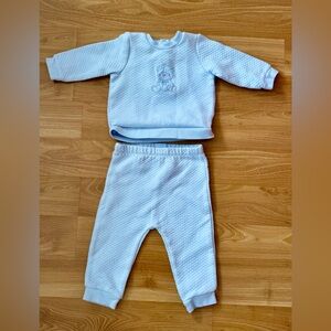 NWOT Little Me Adorable Blue Baby Outfit Set
